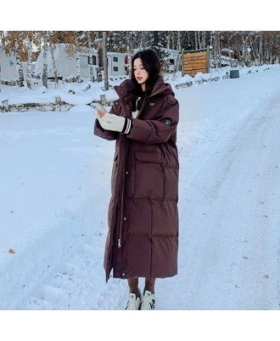Thicken Long Parkas Women's Winter 2022 Fashion New Female Loose Cotton padded Hooded Jacket Windproof Warm Parkas Coats Casu...