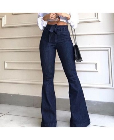2023 High Waist Wide Leg Leggings Brand Women Boyfriend Jeans Denim Skinny Woman's Vintage Flare Jeans 2XL Pant $37.52 - Bottoms