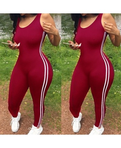 Women Bodycon Pants Long Jumpsuits Party Rompers Jumpsuits Sleeveless Overalls Retro Strapless Playsuits Oversized $23.80 - J...