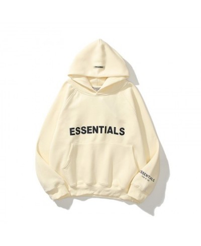 High Quality Increase Thickness Essentials Hoodie for men Sweatshirt reflective letter women super fashion hip hop Street $66...
