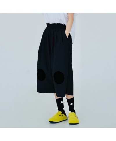 women's pants 2023 black girl original early autumn wave point 9-point pants wide-leg pants female 213480 $80.78 - Pants & Ca...