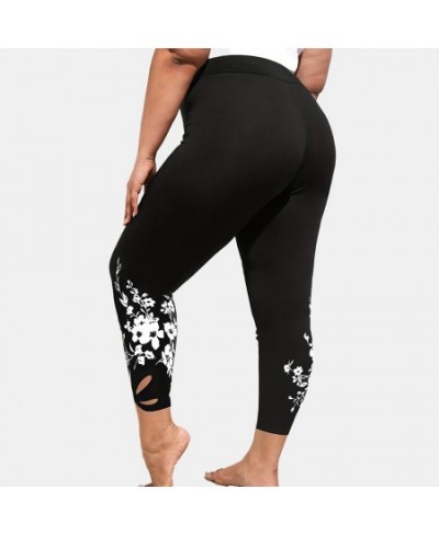 Women's Yoga leggings cut out abdominal hip lifting high waist fitness gym exercise leggings sports clothes high elasticity $...
